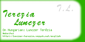 terezia lunczer business card