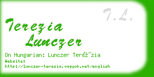 terezia lunczer business card